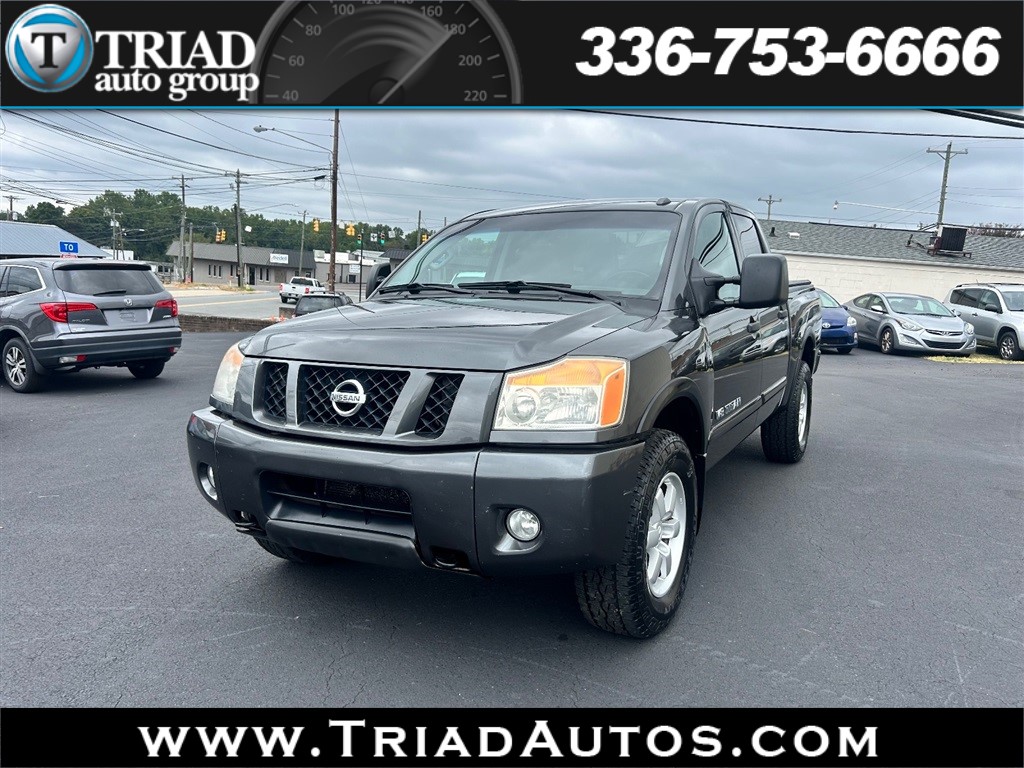 2012 Nissan Titan PRO-4X Crew Cab 4WD SWB for sale in Mocksville