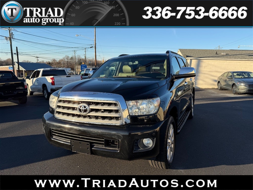 2012 Toyota Sequoia Plantium 4WD for sale in Mocksville