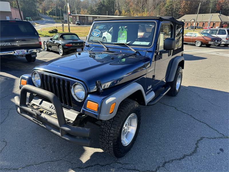 2003 Jeep Wrangler Sport 4X4 for sale by dealer