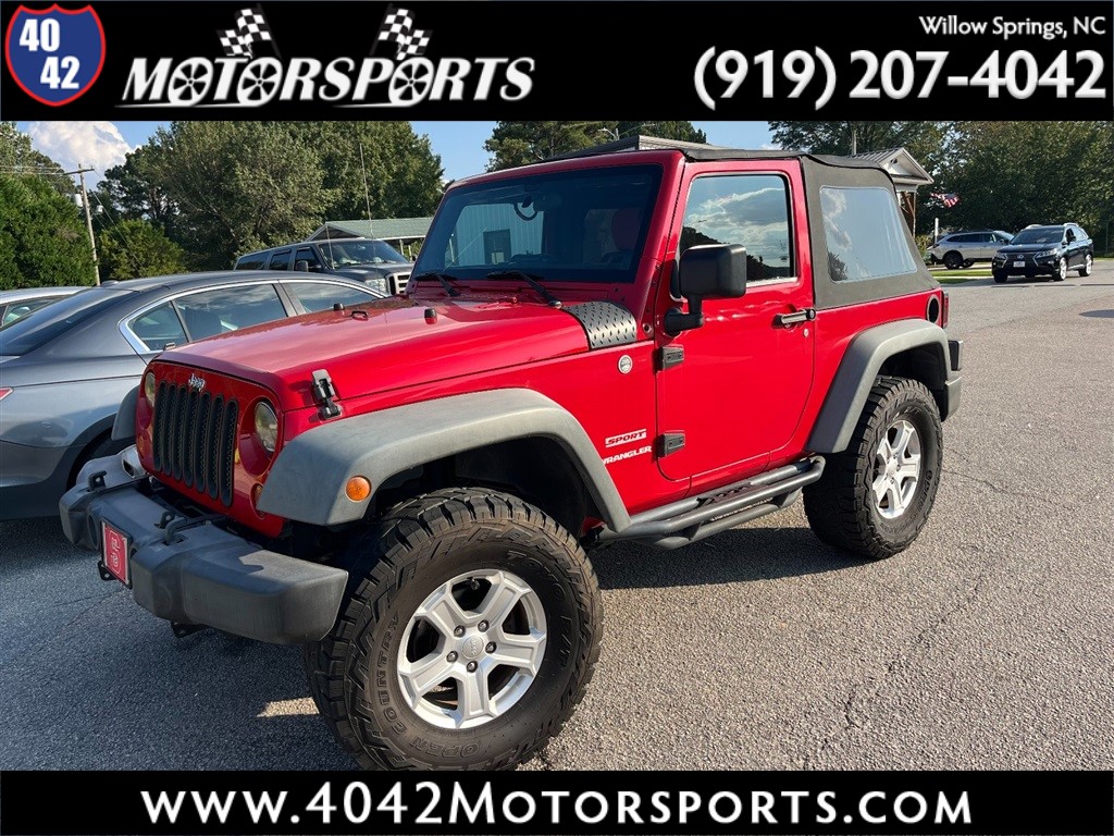 2012 JEEP WRANGLER Sport 4WD for sale by dealer