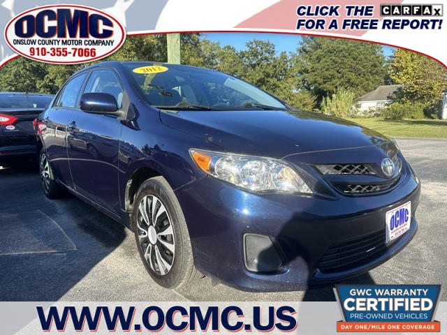 2012 Toyota Corolla LE 4-Speed AT for sale by dealer