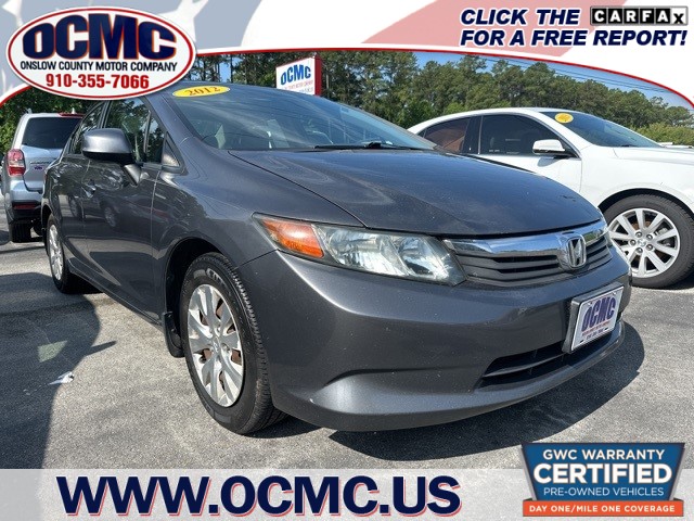 2012 Honda Civic LX Sedan 5-Speed MT for sale by dealer