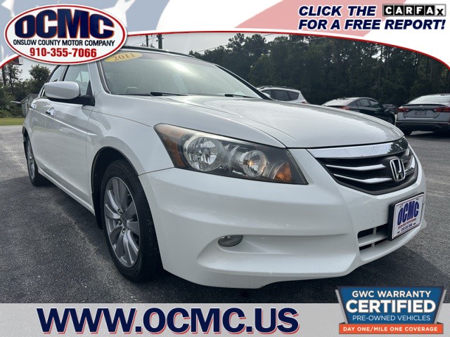 2011 Honda Accord EX-L V-6 Sedan AT with Navigation for sale by dealer