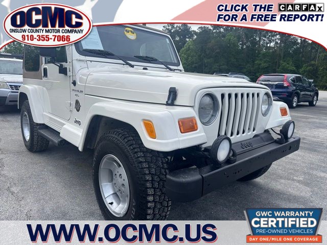 2001 Jeep Wrangler Sahara for sale by dealer