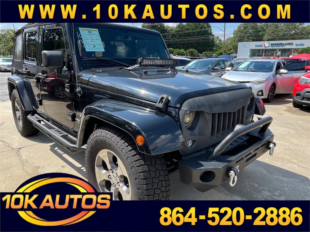 2016 Jeep Wrangler Unlimited Sahara 4WD for sale by dealer