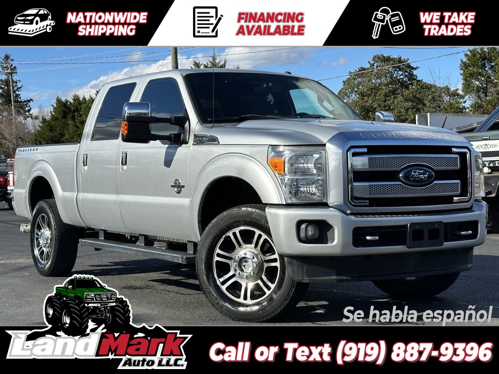 2014 FORD F250 PLATINUM CREW CAB SB 4WD for sale by dealer