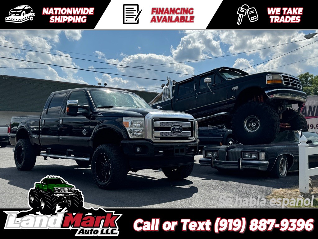 2013 FORD F250 PLATINUM CREW CAB SB 4WD for sale by dealer