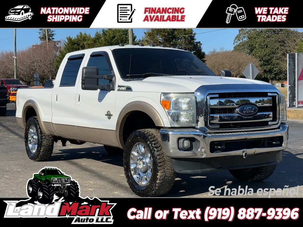 2012 FORD F250 LARIAT CREW CAB SB 4WD for sale by dealer