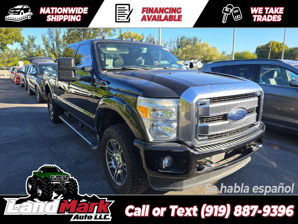 2015 FORD F250 PLATINUM CREW CAB SB 4WD for sale by dealer