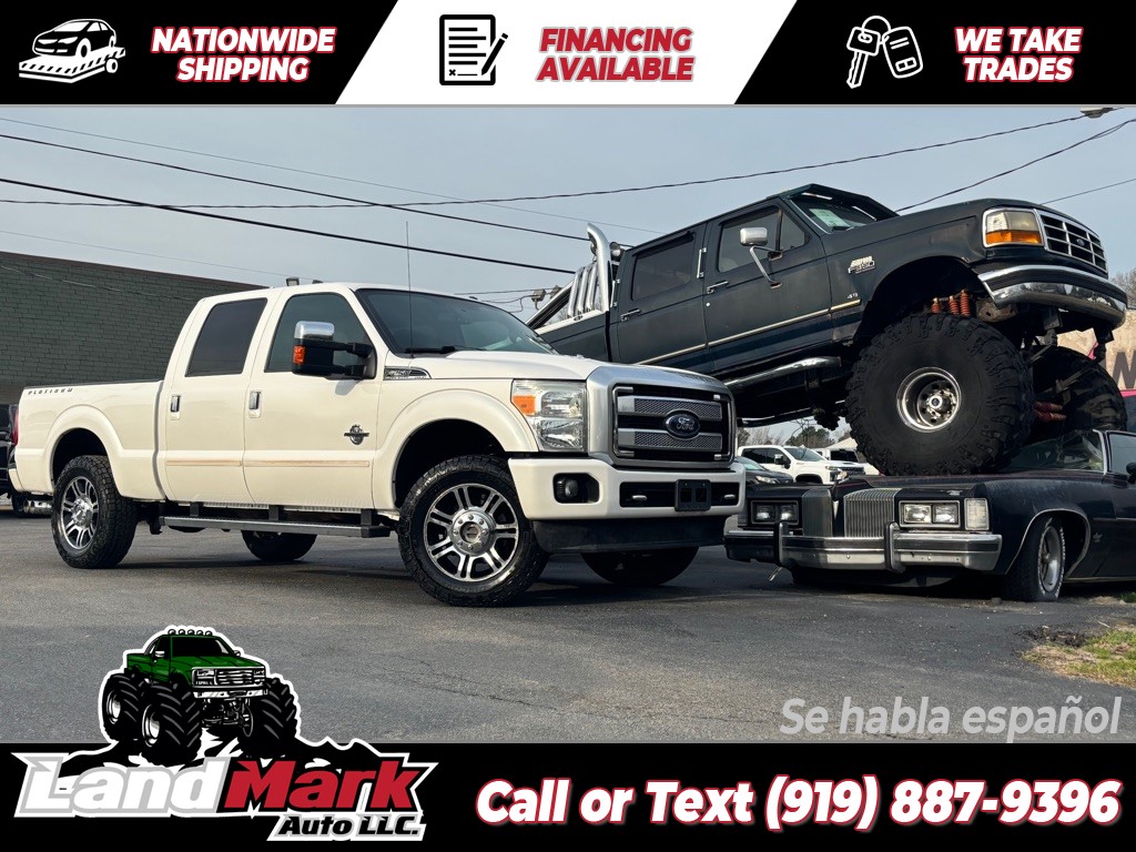 2013 FORD F250 PLATINUM CREWCAB SB 4WD for sale by dealer
