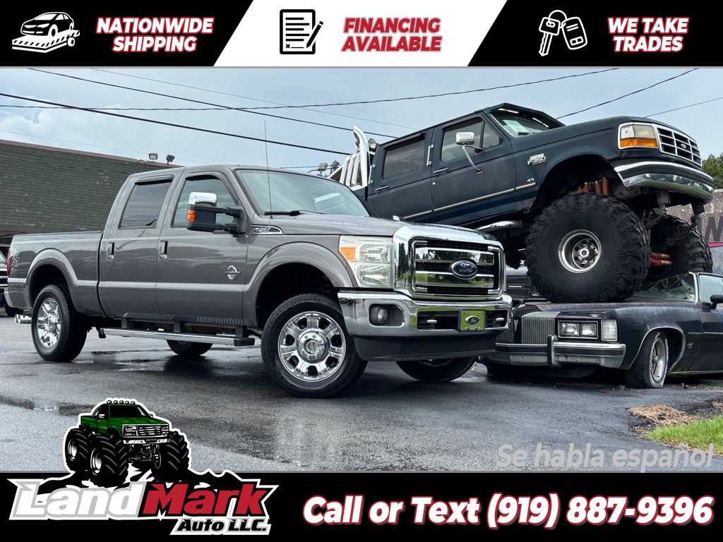 2013 FORD F250 SD LARIAT CREWCAB SB 4WD for sale by dealer