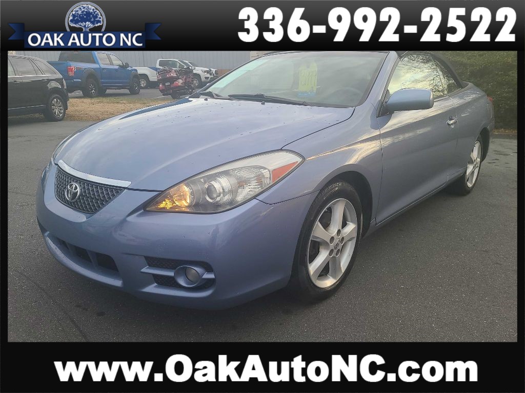 2007 TOYOTA CAMRY SOLARA SE CONVERTIBLE! 1 OWNER! for sale by dealer