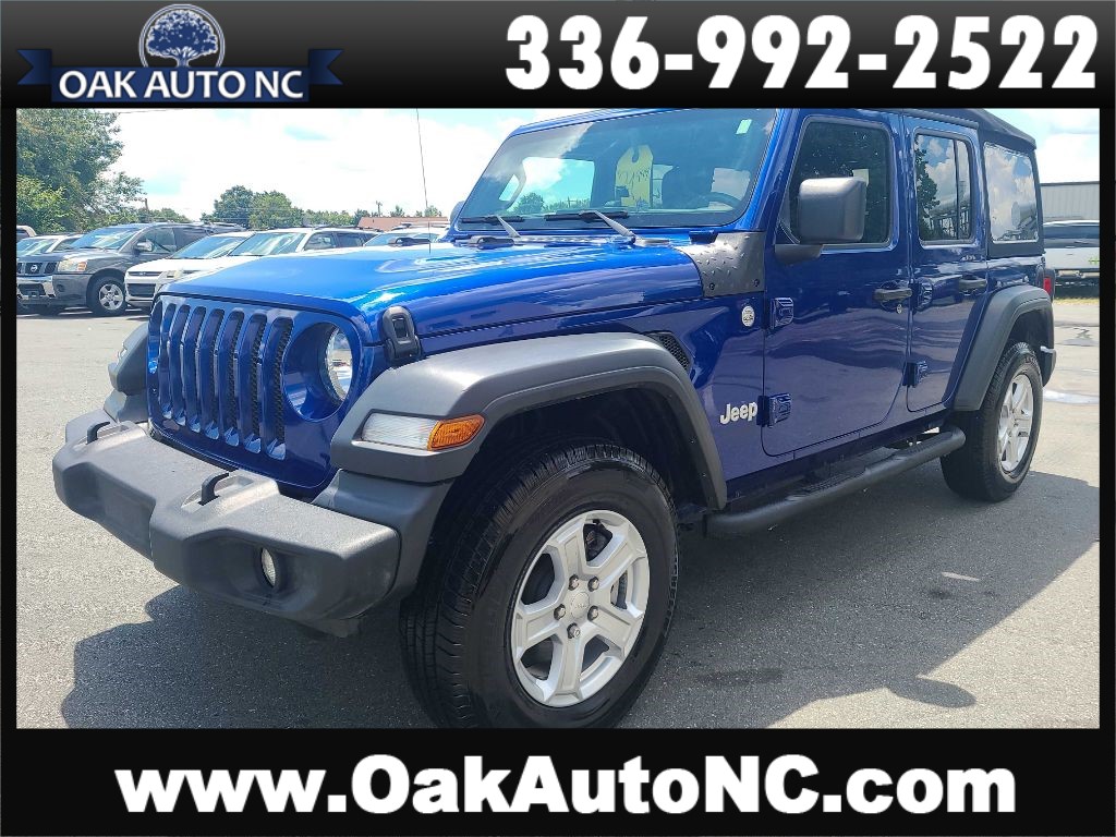 2018 JEEP WRANGLER UNLIMI SPORT NC 1 Owner! NICE! for sale by dealer