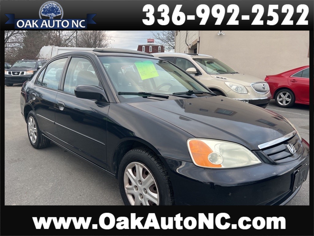 2003 HONDA CIVIC EX CHEAP! GREAT MPGS! for sale by dealer