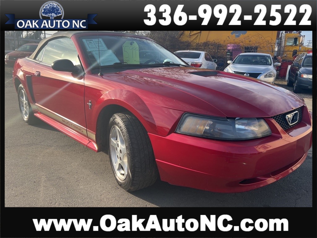 2002 FORD MUSTANG CONVERTIBLE! 1 OWNER! for sale by dealer