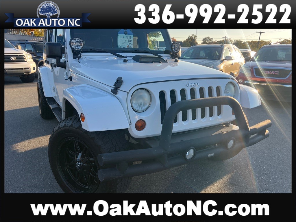 2013 JEEP WRANGLER UNLIMI SAHARA for sale by dealer