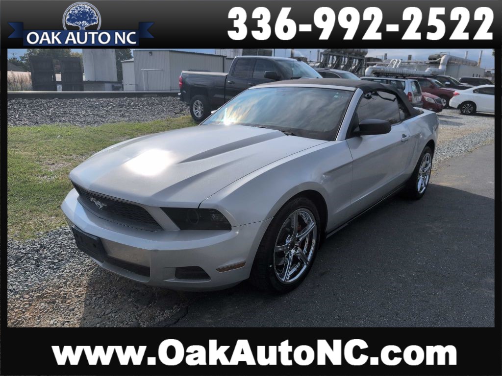 2012 FORD MUSTANG CONVERTIBLE for sale by dealer