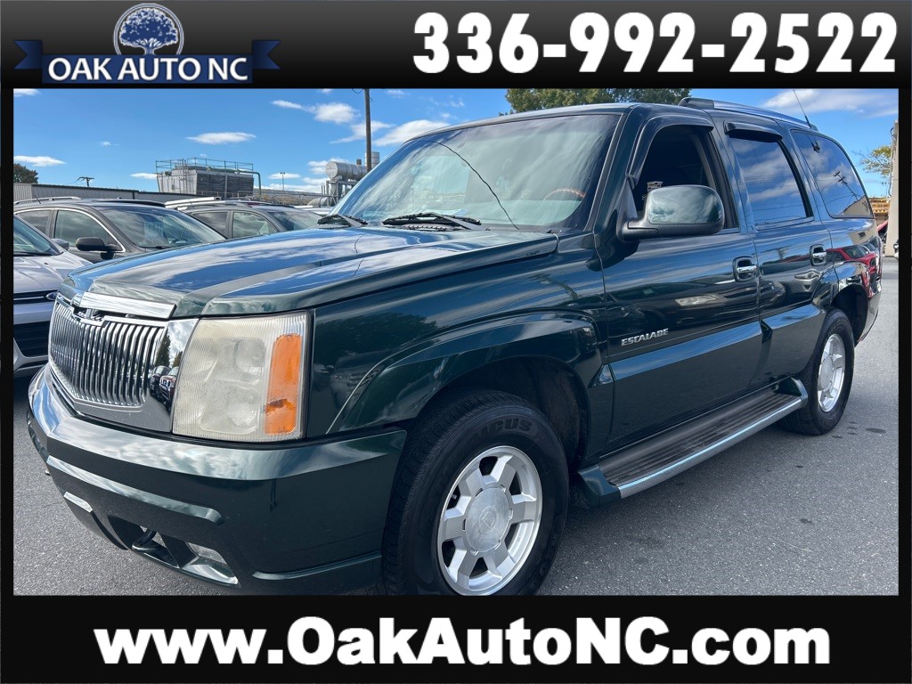 2002 CADILLAC ESCALADE LUXURY for sale by dealer
