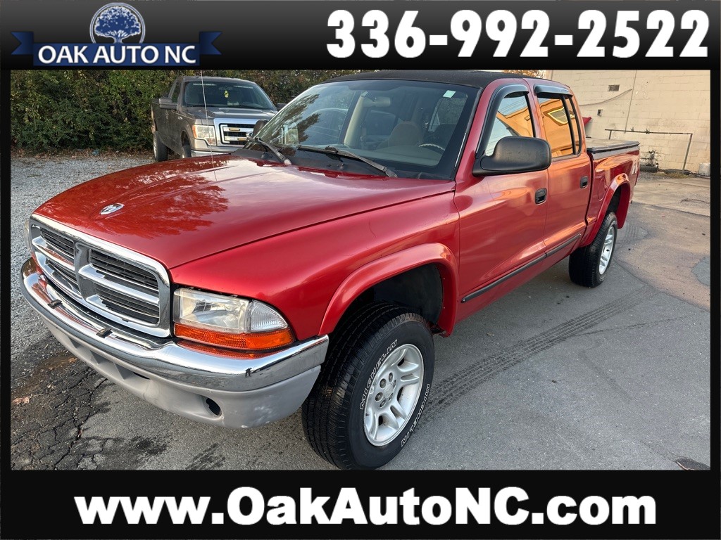 2002 DODGE DAKOTA QUAD SLT for sale by dealer
