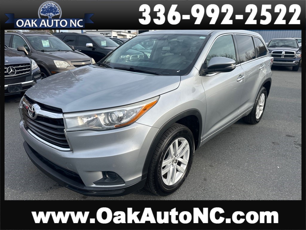 2015 TOYOTA HIGHLANDER LE for sale by dealer
