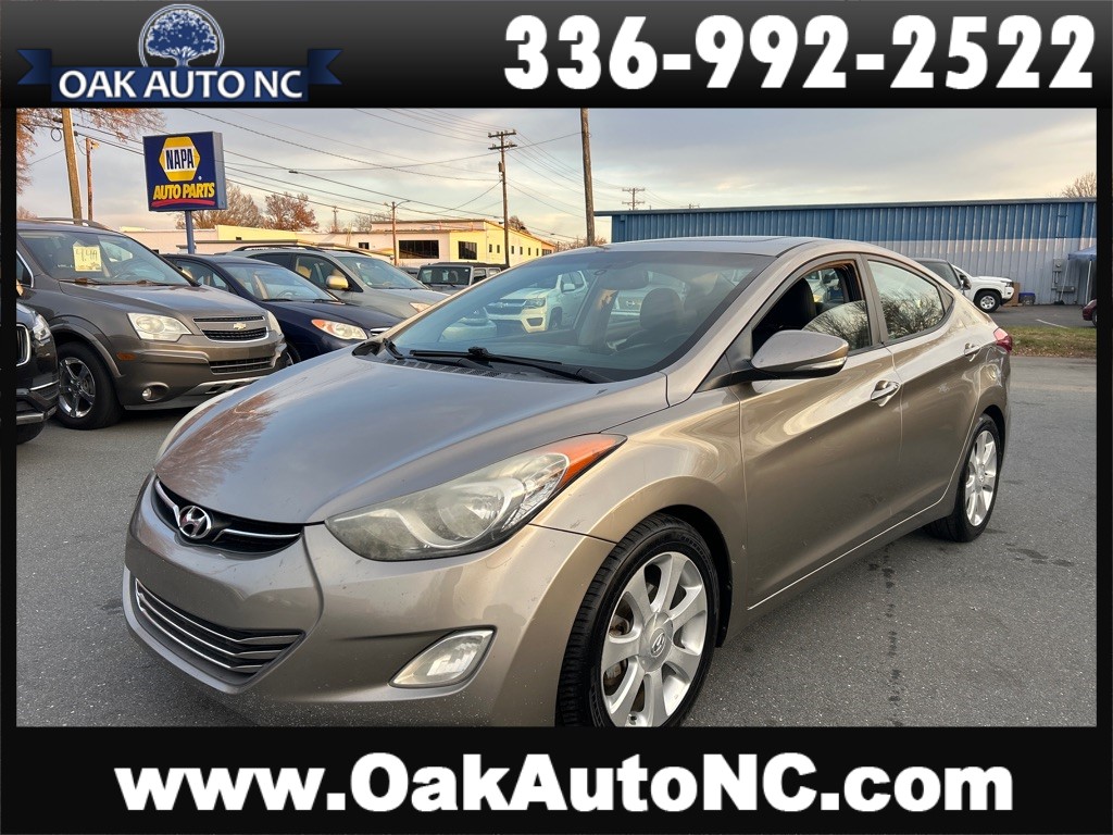2013 HYUNDAI ELANTRA LIMITED for sale by dealer