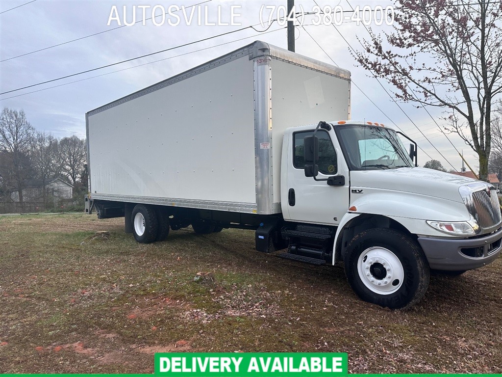 2020 INTERNATIONAL MV607 26' VAN BODY BOX LIFTGATE for sale by dealer