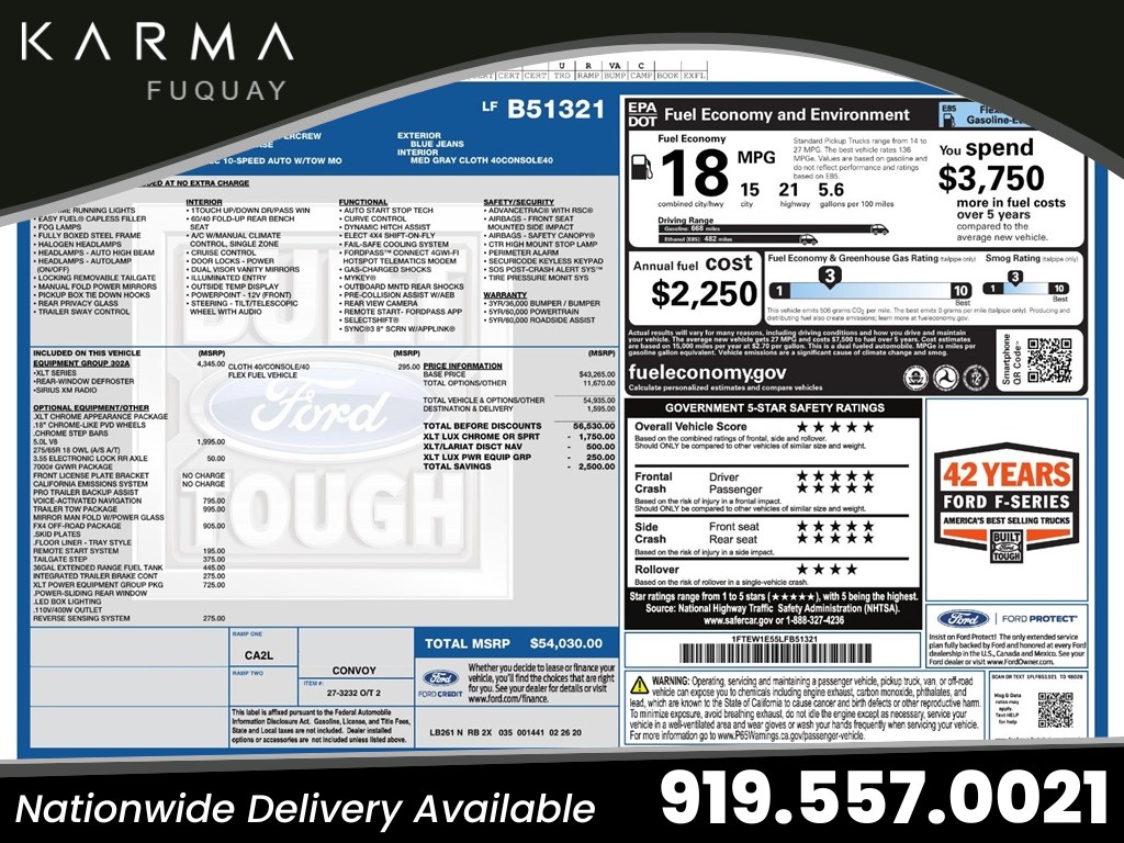 2020 Ford F-150 XLT 4WD for sale by dealer