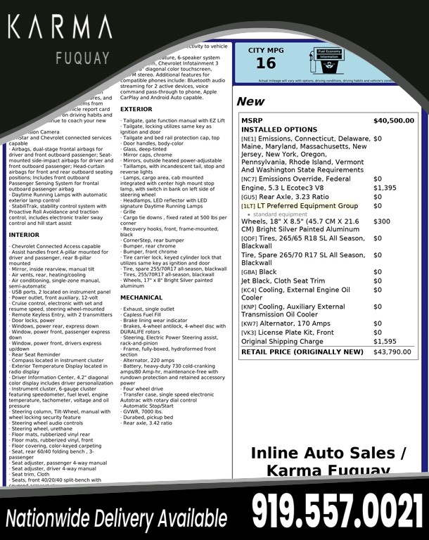 2020 Chevrolet Silverado 1500 LT 4WD for sale by dealer