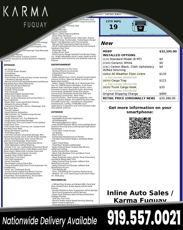 2022 Subaru WRX Premium for sale by dealer