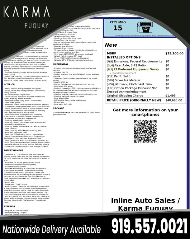 2019 Chevrolet Silverado 1500 LD LT Z71 for sale by dealer