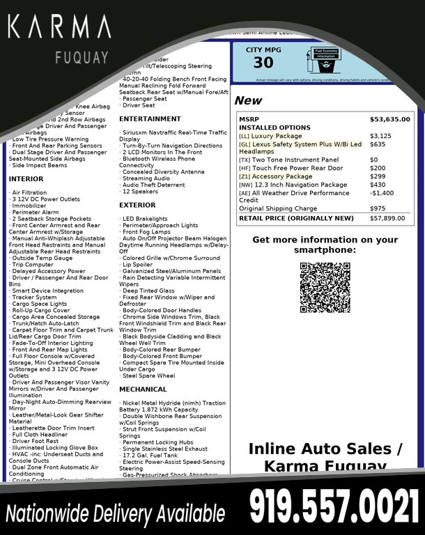 2016 Lexus RX 450h AWD for sale by dealer