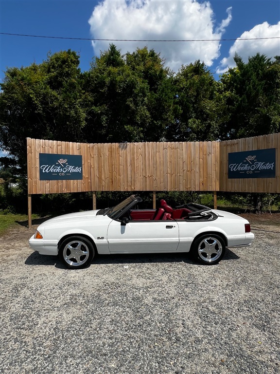 1989 FORD MUSTANG LX 5.0L convertible for sale by dealer