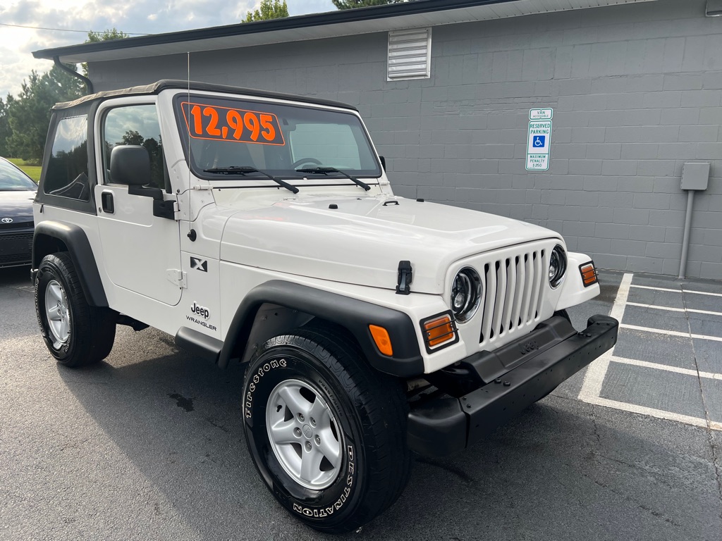 2004 JEEP WRANGLER X for sale by dealer