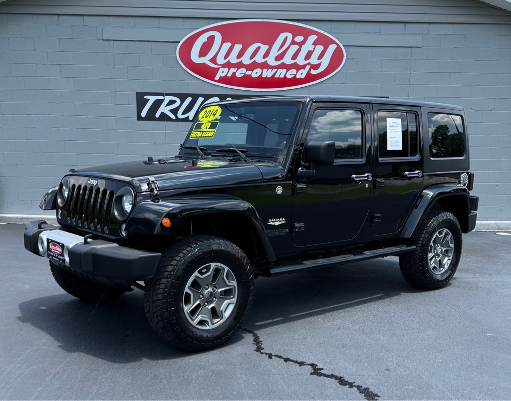 2014 JEEP WRANGLER UNLIMI SAHARA for sale by dealer