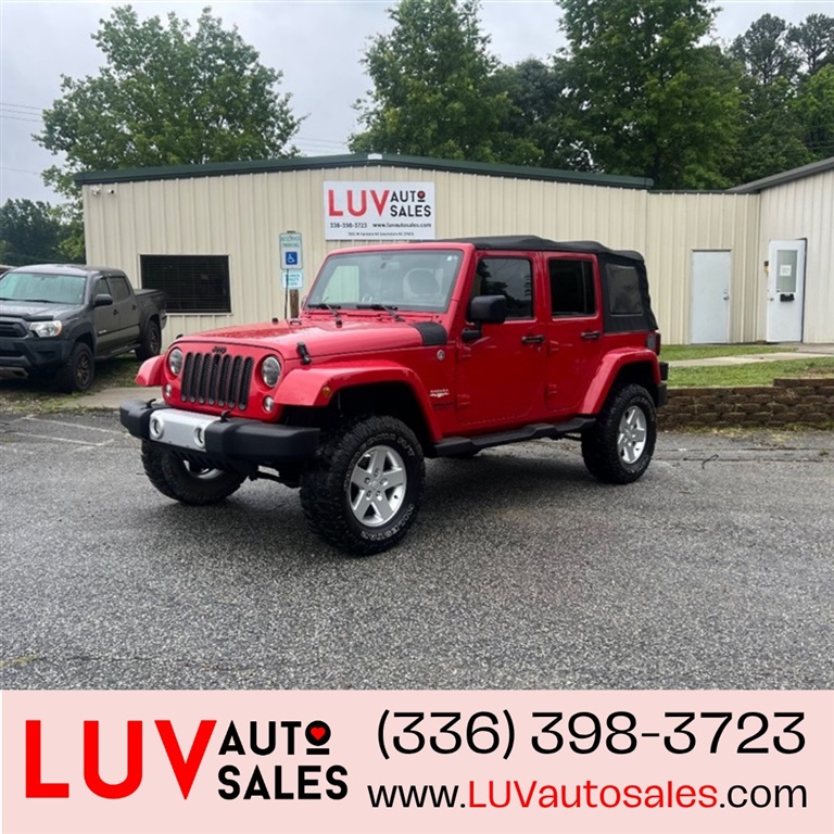 2014 Jeep Wrangler Unlimited Sahara 4WD for sale by dealer