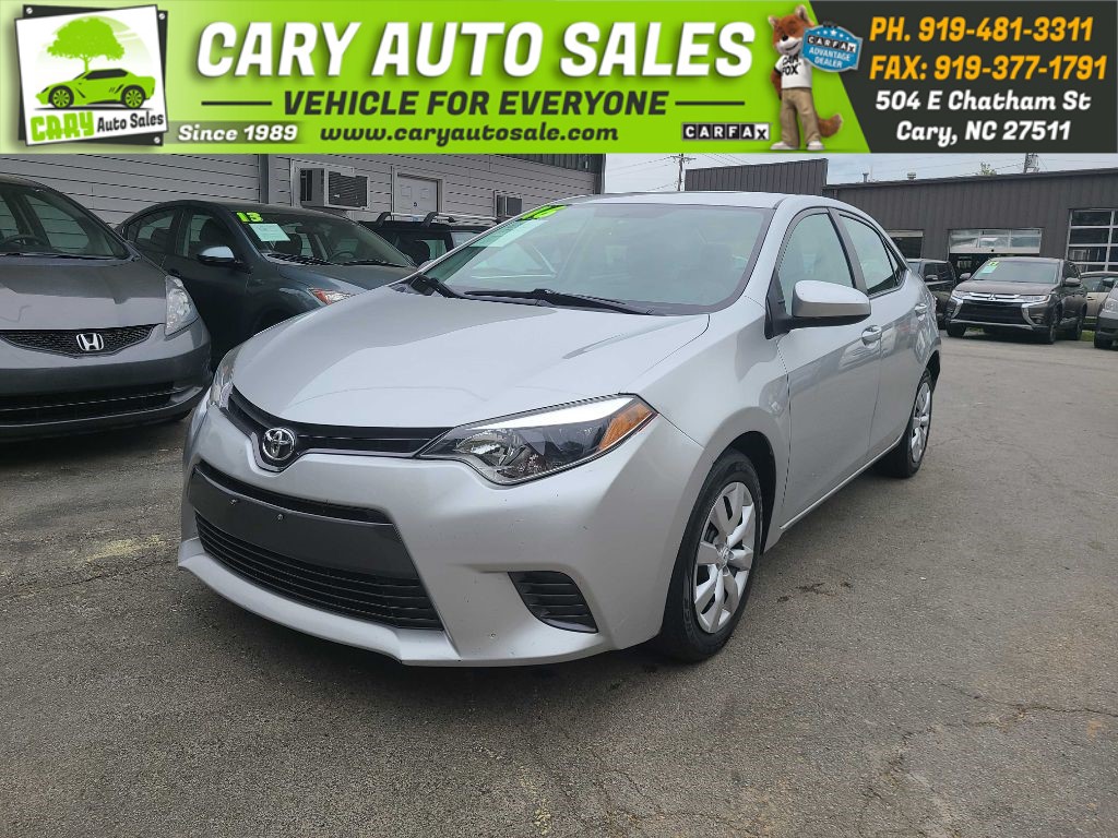 2016 TOYOTA COROLLA LE for sale by dealer
