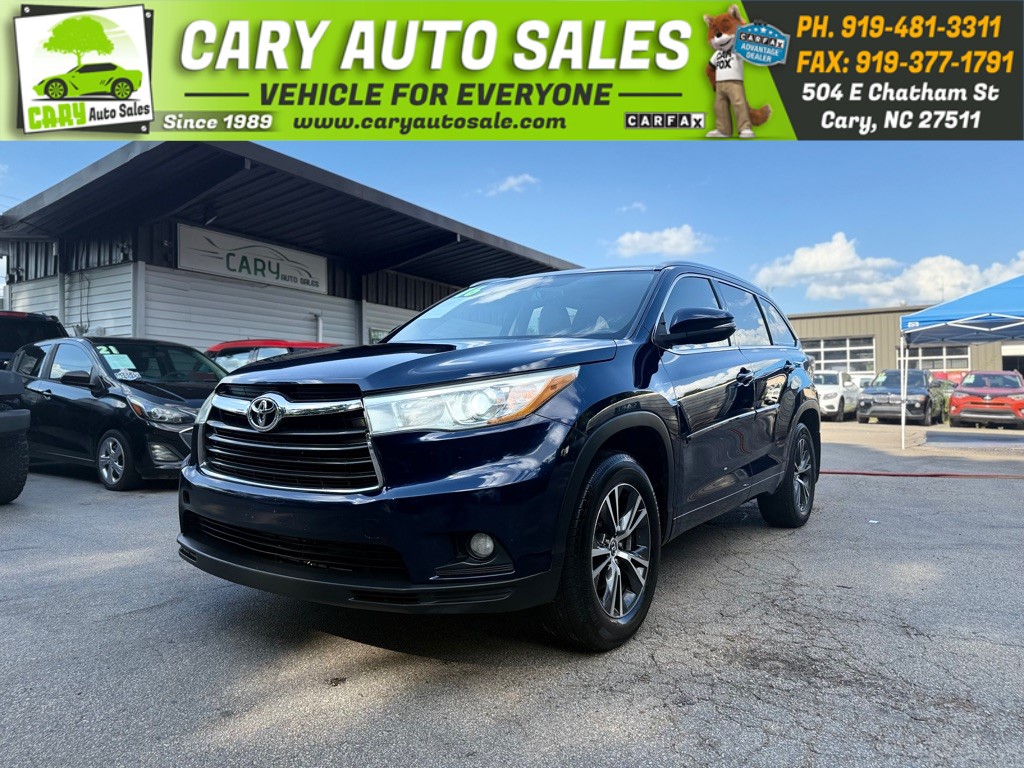 2016 TOYOTA HIGHLANDER XLE AWD for sale by dealer