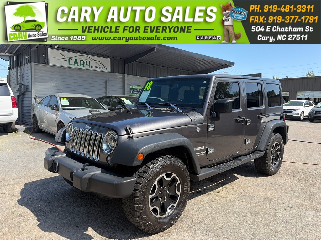 2018 JEEP WRANGLER UNLIMI SPORT for sale by dealer