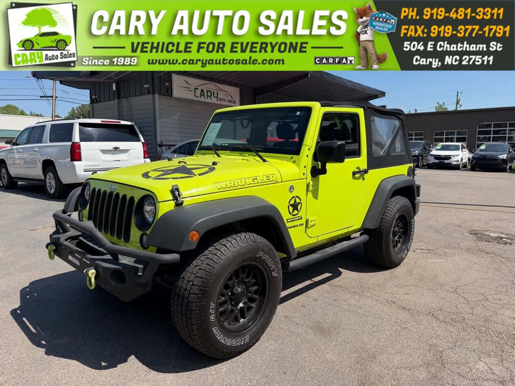 2017 JEEP WRANGLER SPORT for sale by dealer