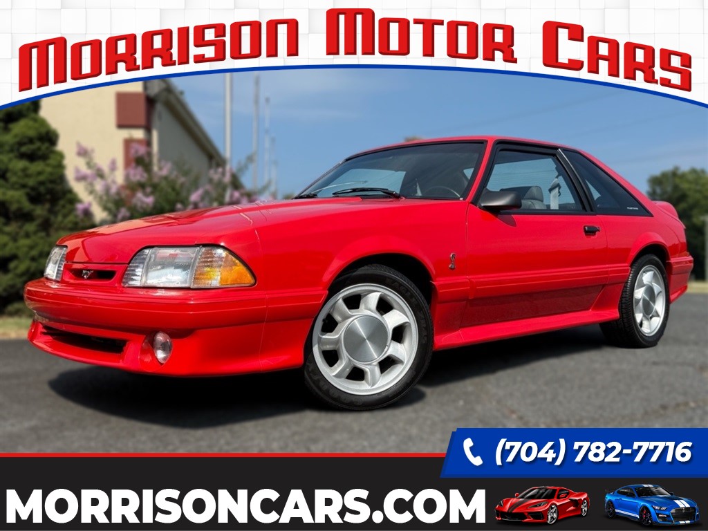 1993 Ford Mustang Cobra hatchback for sale by dealer