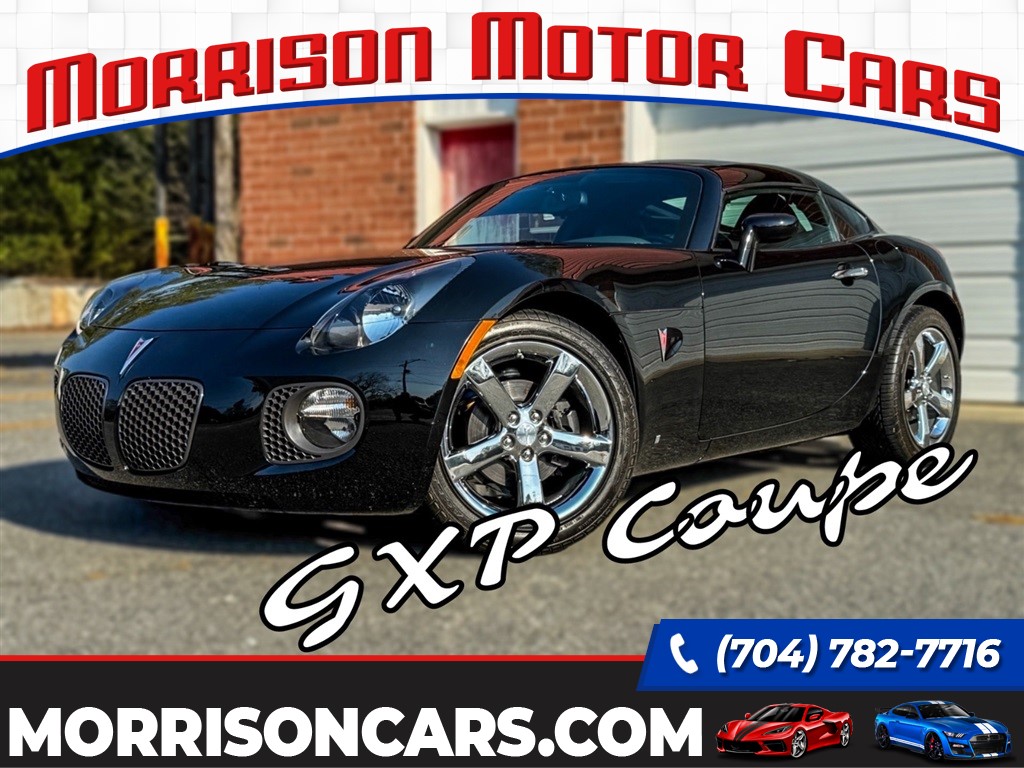 2009 Pontiac Solstice GXP Coupe for sale by dealer