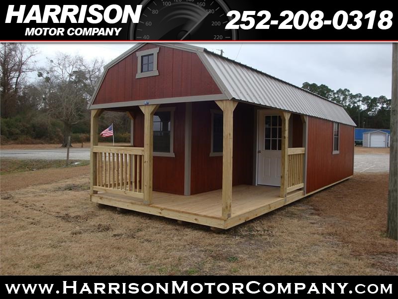 2021 Rhino Sheds 12x32 Deluxe Lofted Cabin for sale by dealer