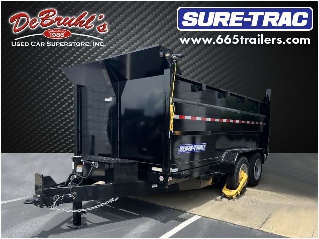 2022 Sure Trac ST 82X14   16K  4FT SIDES Dump Trailer (New) for sale by dealer