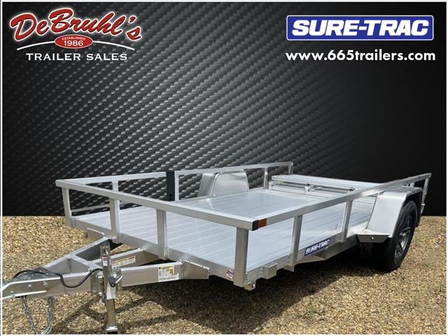 2023 Sure Trac ST612 Aluminum Tube Top Utility Trailer (New) for sale by dealer