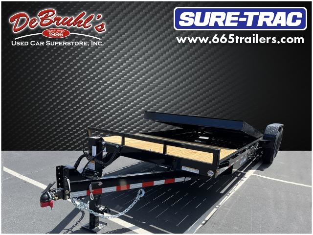 2023 Sure Trac 7X18+4  TILT BED  14K Open Trailer (New) for sale by dealer
