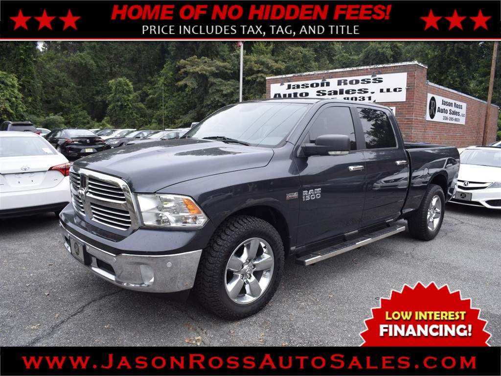 2018 RAM 1500 SLT Big Horn Crew Cab 4WD for sale by dealer