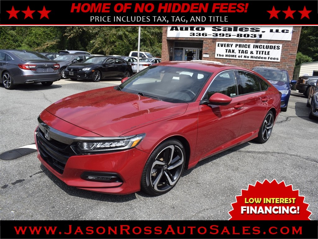 2019 Honda Accord Sport w/ Honda Sensing for sale by dealer