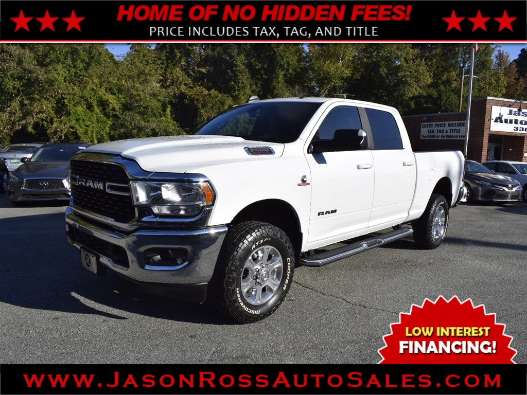 2022 RAM 2500 Big Horn Crew Cab 4WD for sale by dealer