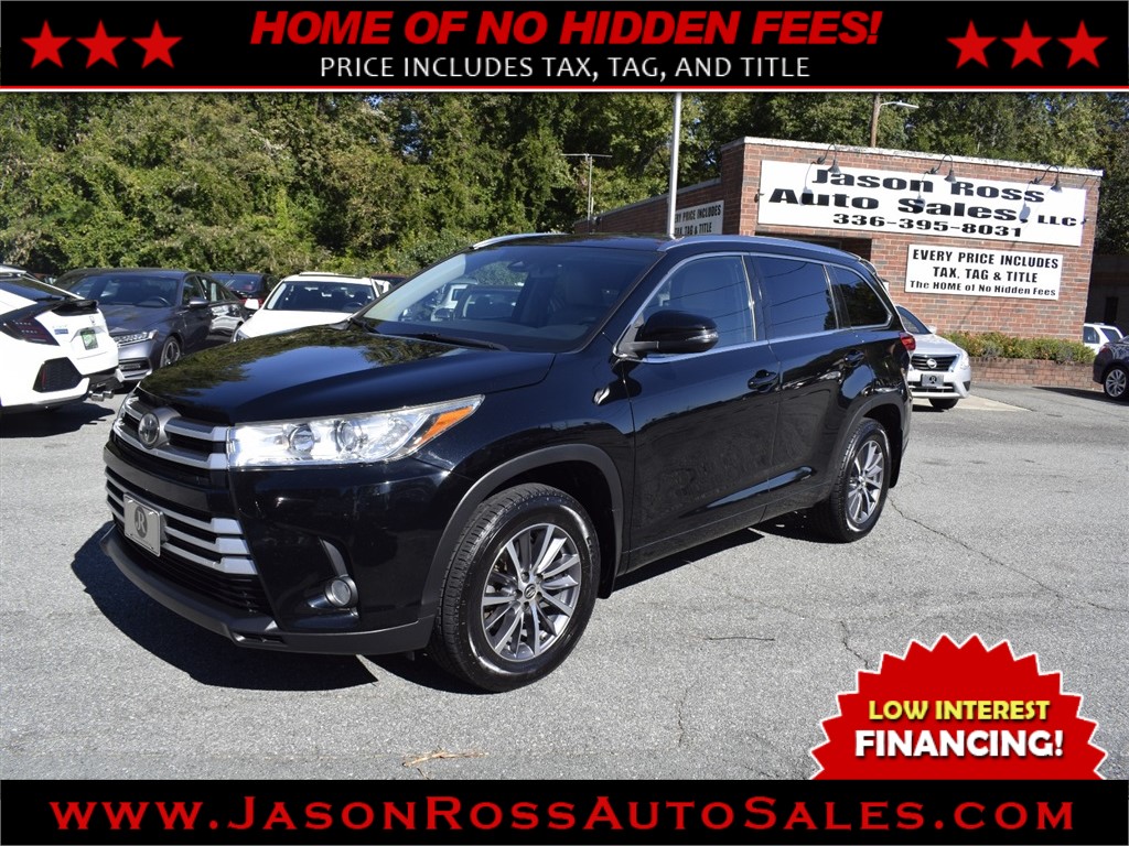 2018 Toyota Highlander XLE AWD for sale by dealer