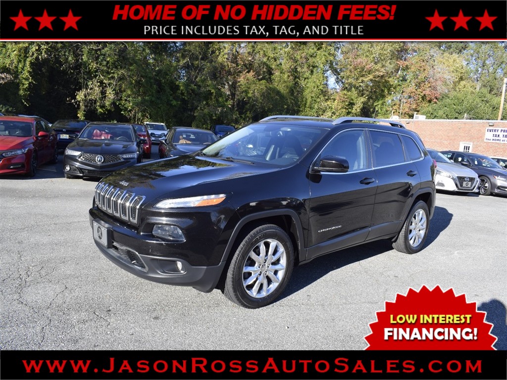 2016 Jeep Cherokee Limited 4x4 for sale by dealer